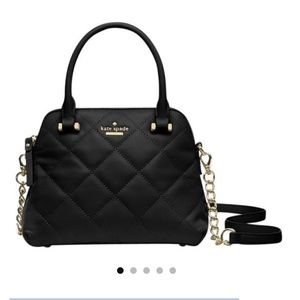 Kate Spade small maise satchel bag in black